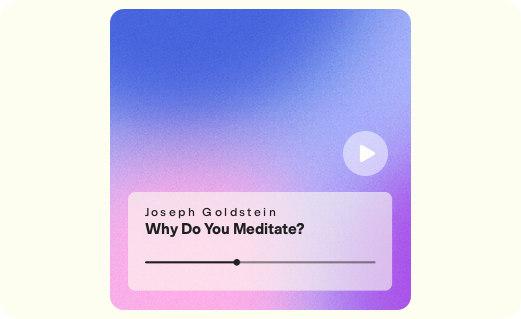 Why Do You Meditate?